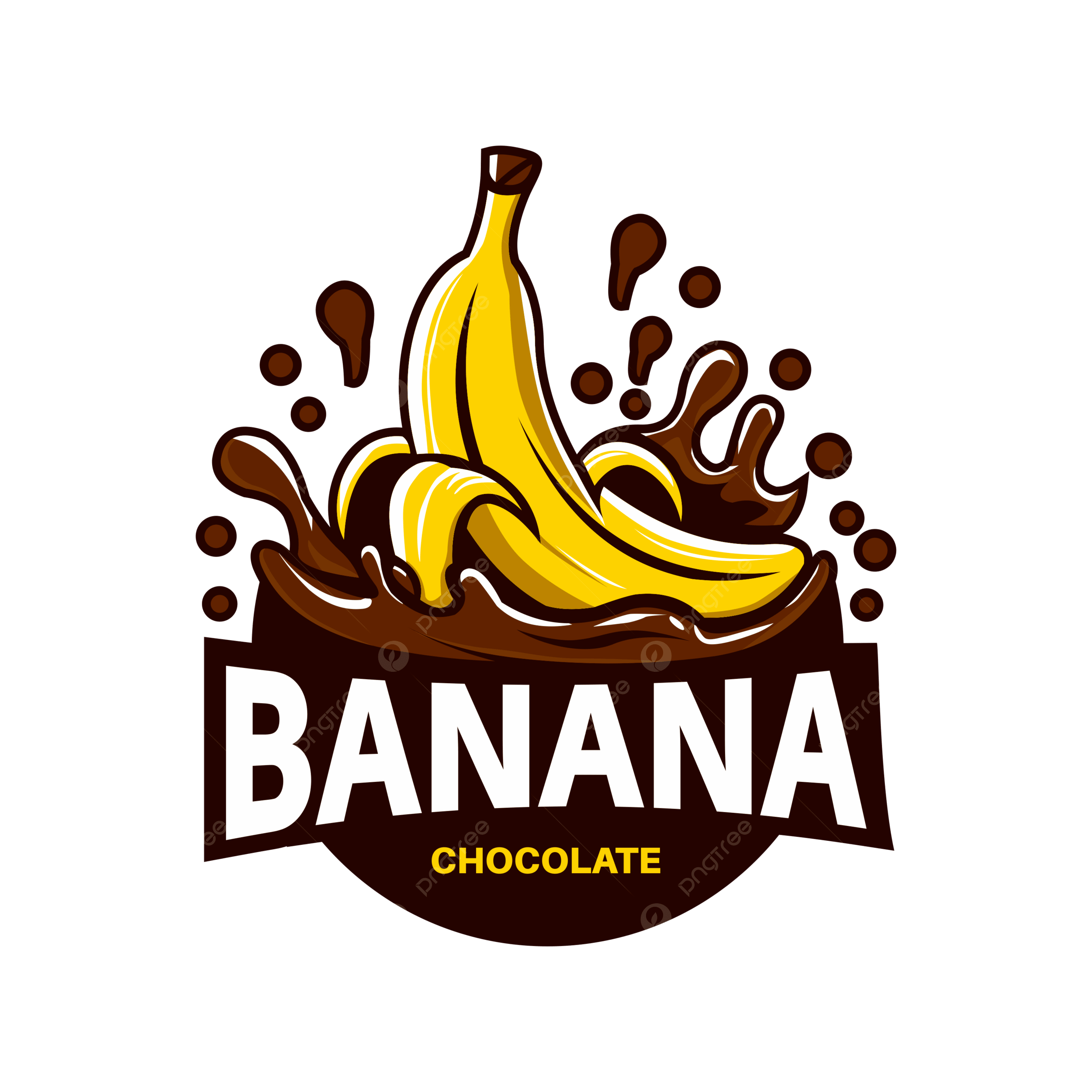 Logo Pisang Coklat Berkah